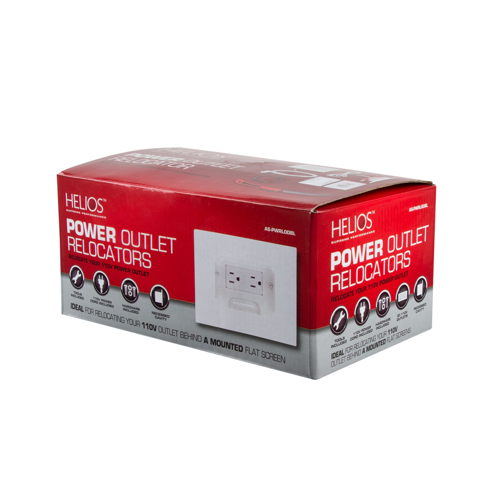 DOUBLE OUTLET POWER RELOCATION KIT