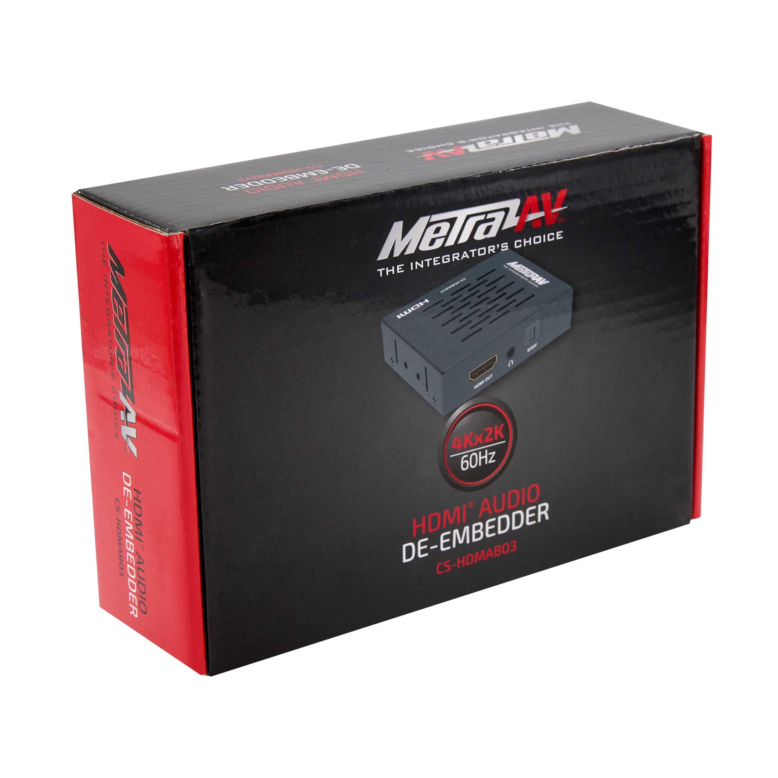 HDMI 2.0 AUDIO DE-EMBEDDER, OPTICAL, COAX, ANALOG (NO DOWNMIXING)