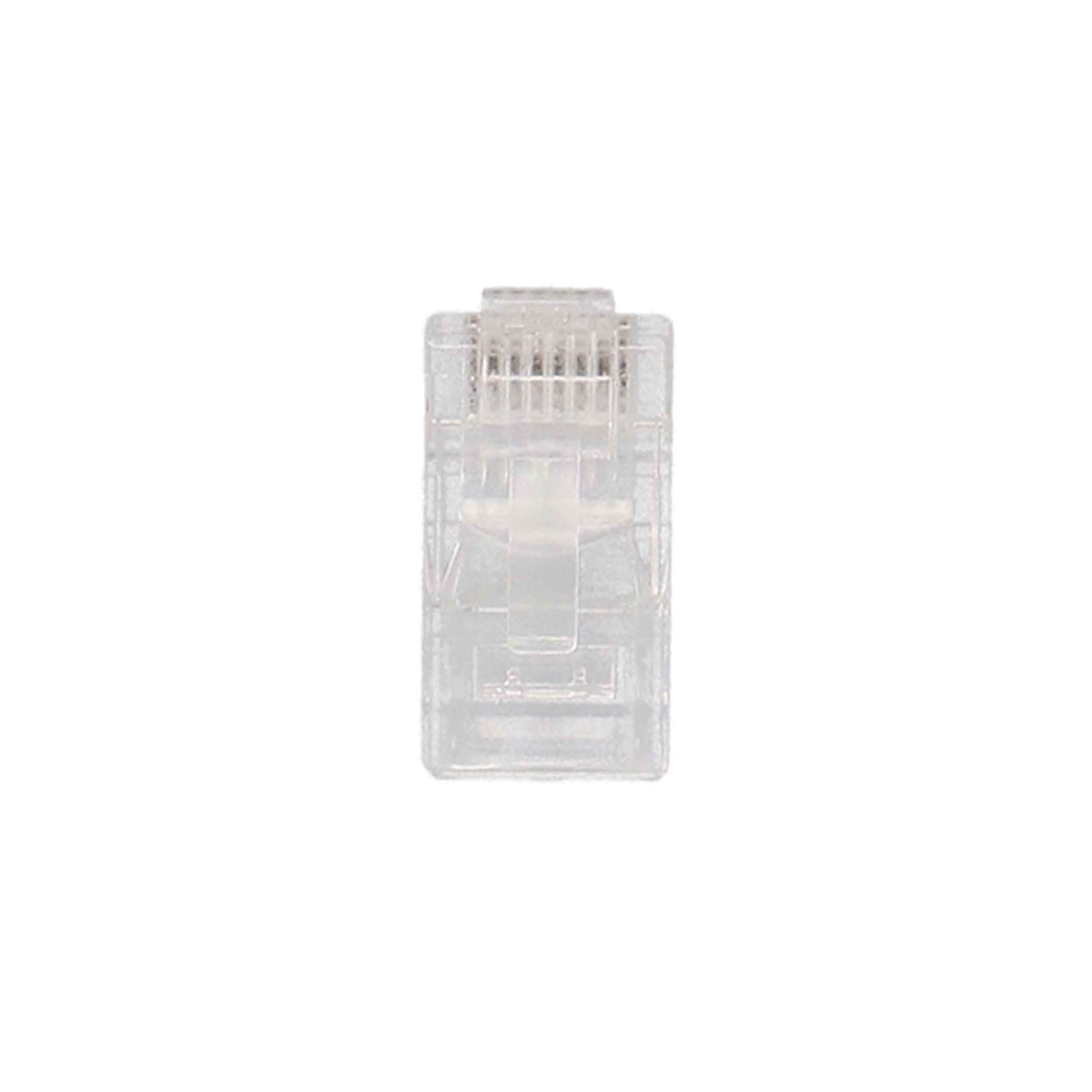 CAT6 8P8C RJ45 CRIMP CONNECTOR PLUGS (50 PACK)