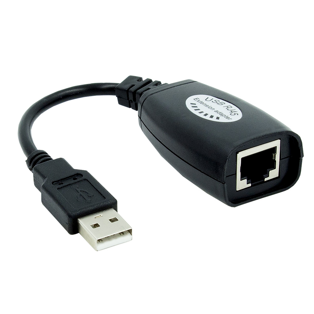 USB 1.1 EXTENDER OVER CAT5, MALE & FEMALE, 150FT (1 PAIR)