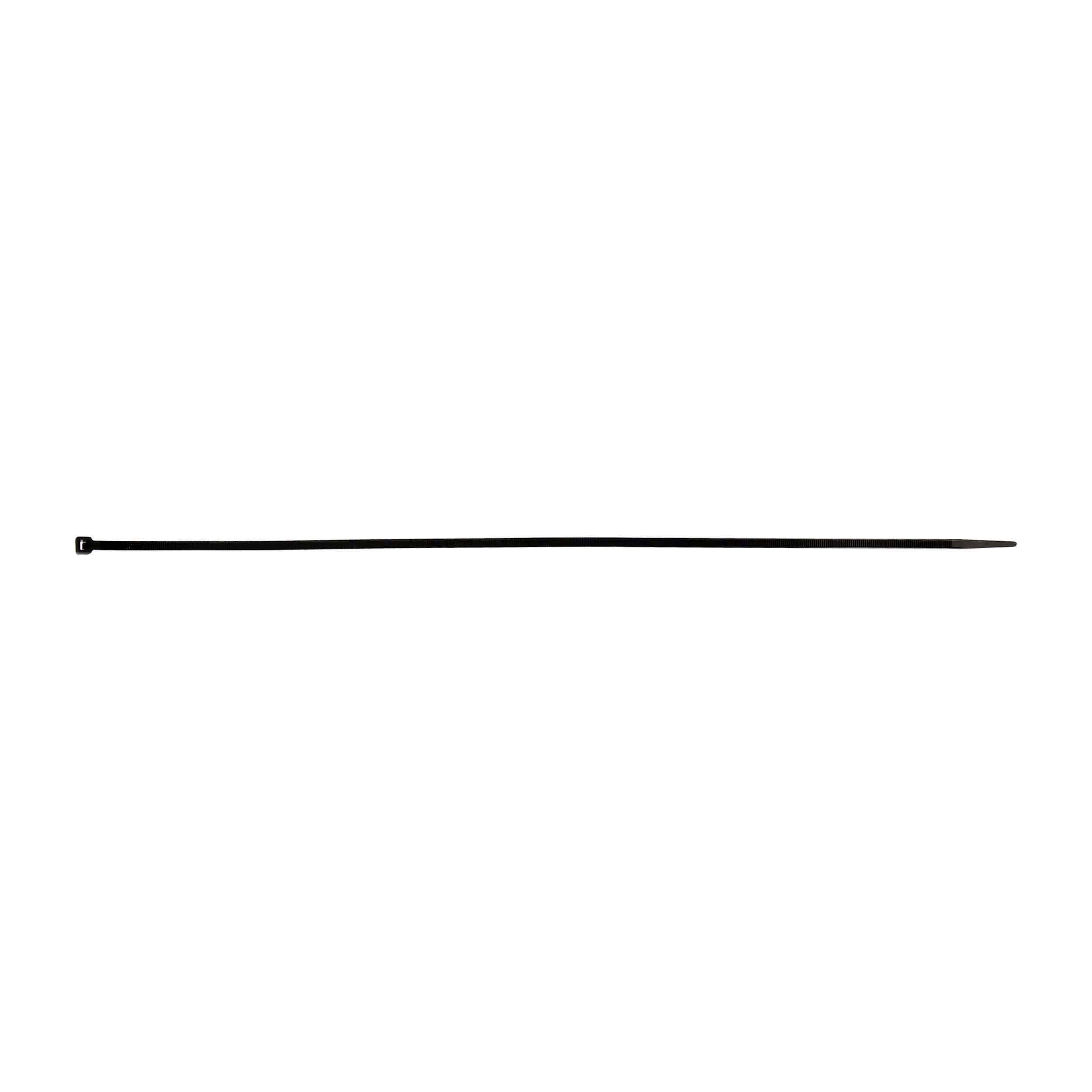 18-INCH CABLE ZIP TIES, BLACK (100 PACK)