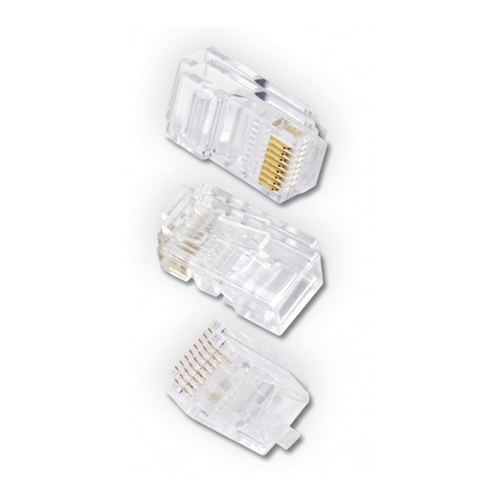 CAT6 8P8C RJ45 CRIMP CONNECTOR PLUGS (50 PACK)