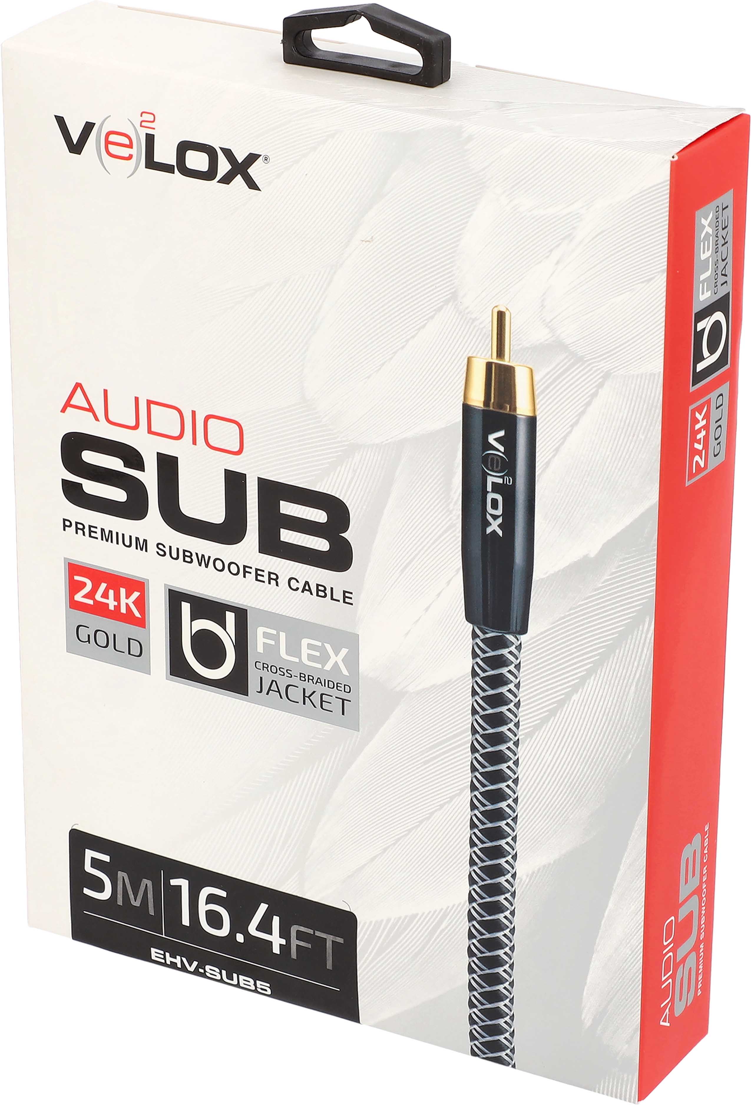5M PREMIUM SUB WOOFER CABLE