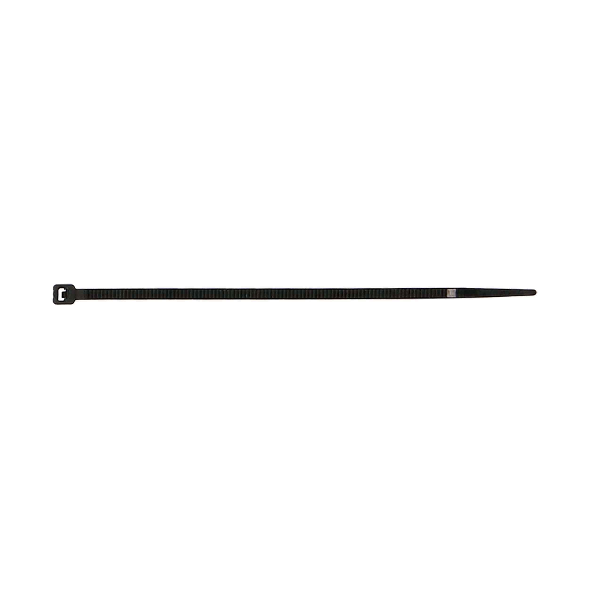 4-INCH CABLE ZIP TIES, BLACK (100 PACK)