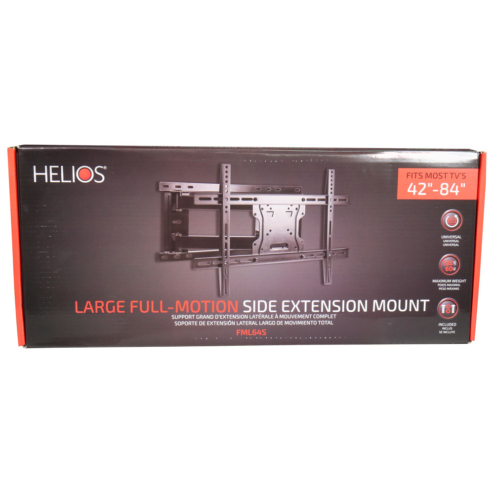 FULL MOTION TV WALL MOUNT, 100X100 - 600X400 VESA, 132LBS