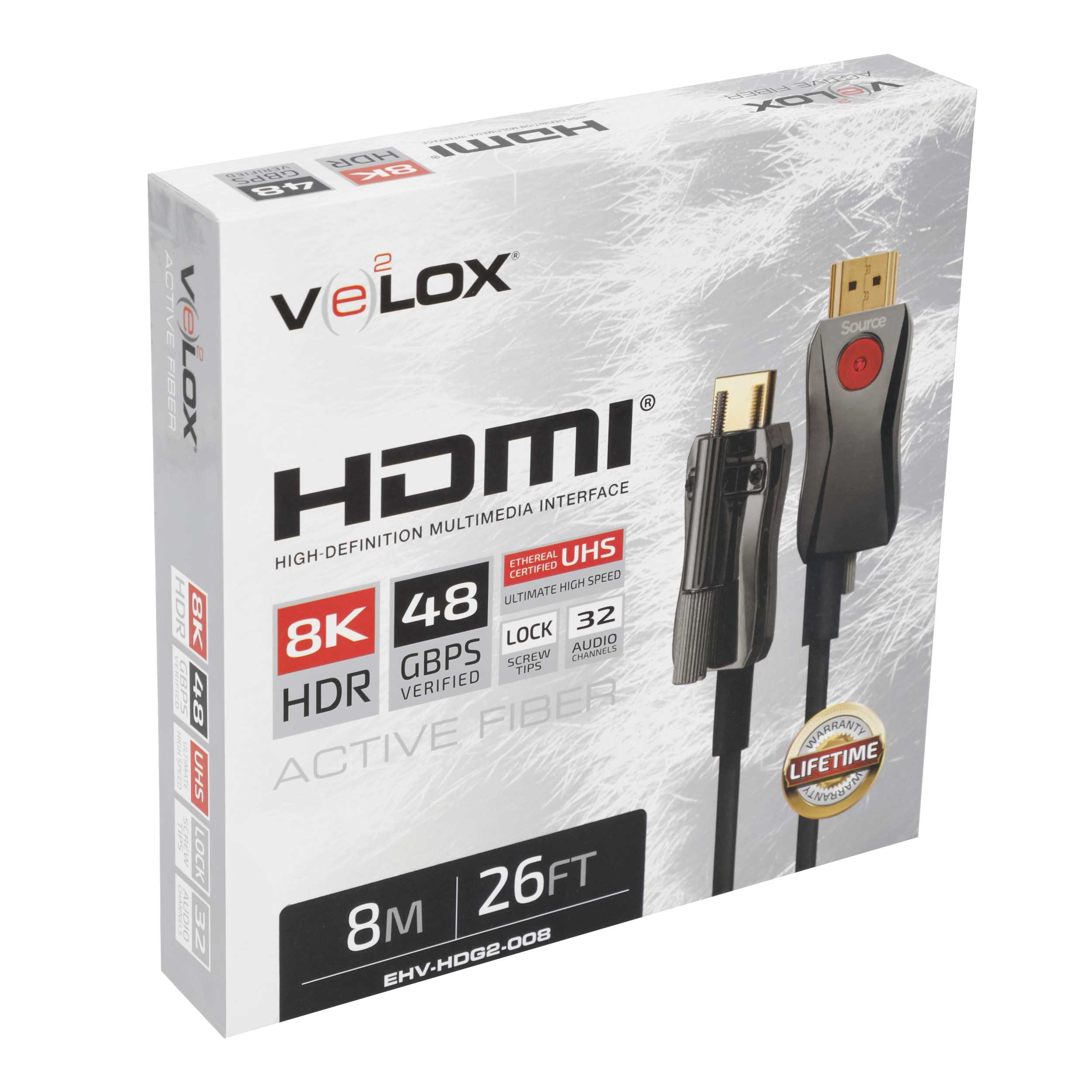 8M AOC HDMI CABLE 48GBPS