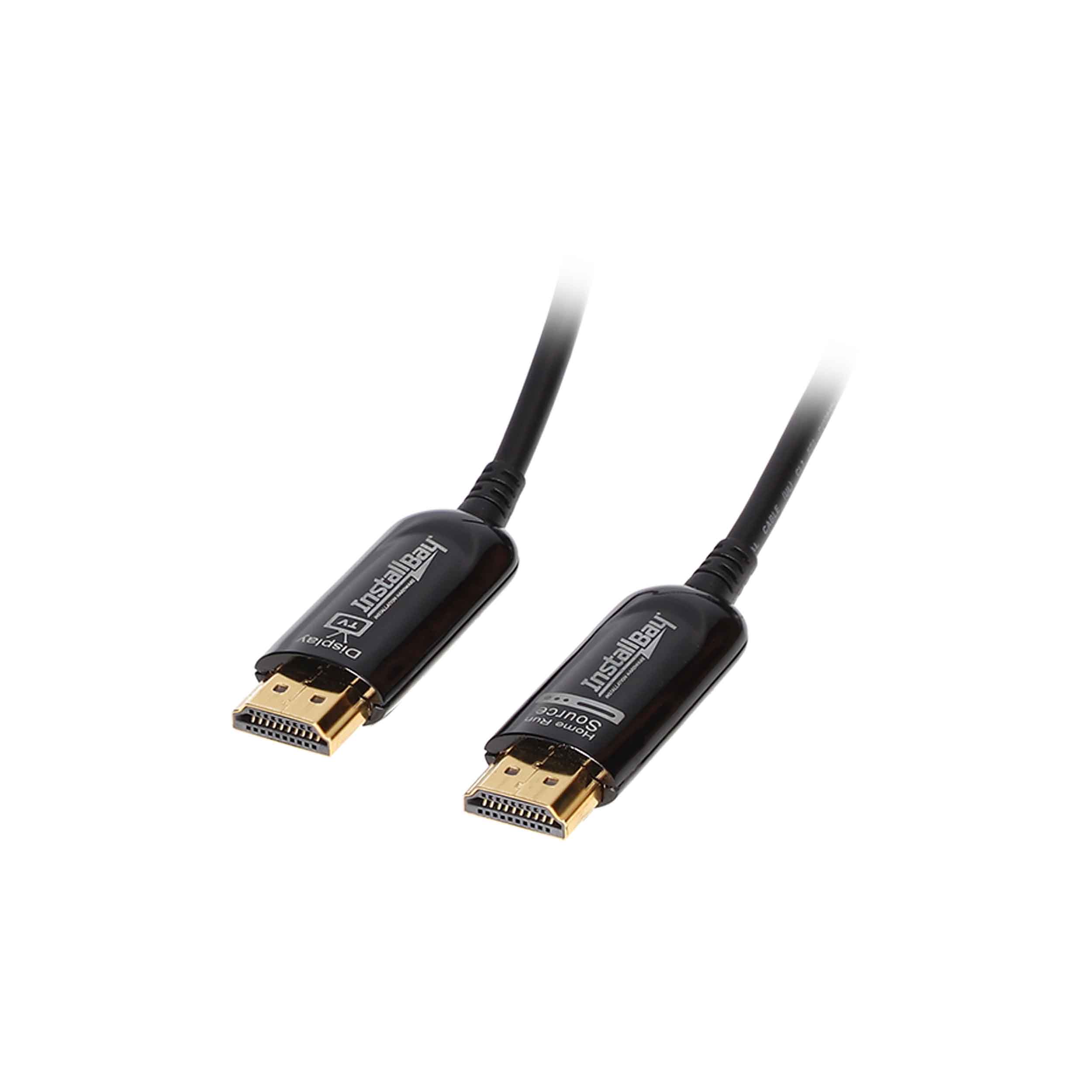 Install Bay Fiber High Speed HDMI(R) Cable With Ethernet, 4K, 24 Gbps
