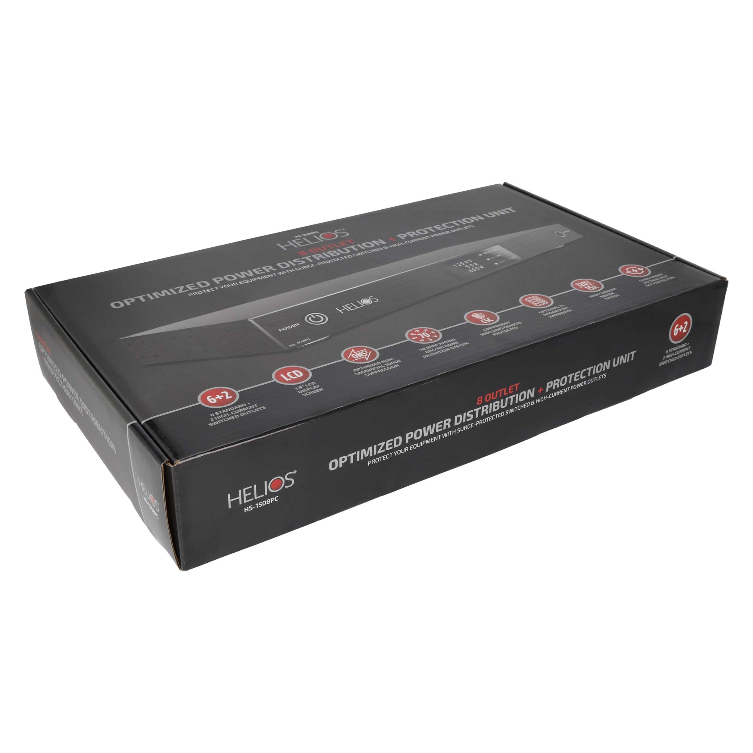 8 OUTLET RACK MOUNTABLE PWR CONDITIONER W/ONS3 NON-SACRIFICIAL SURGE PROTECTION