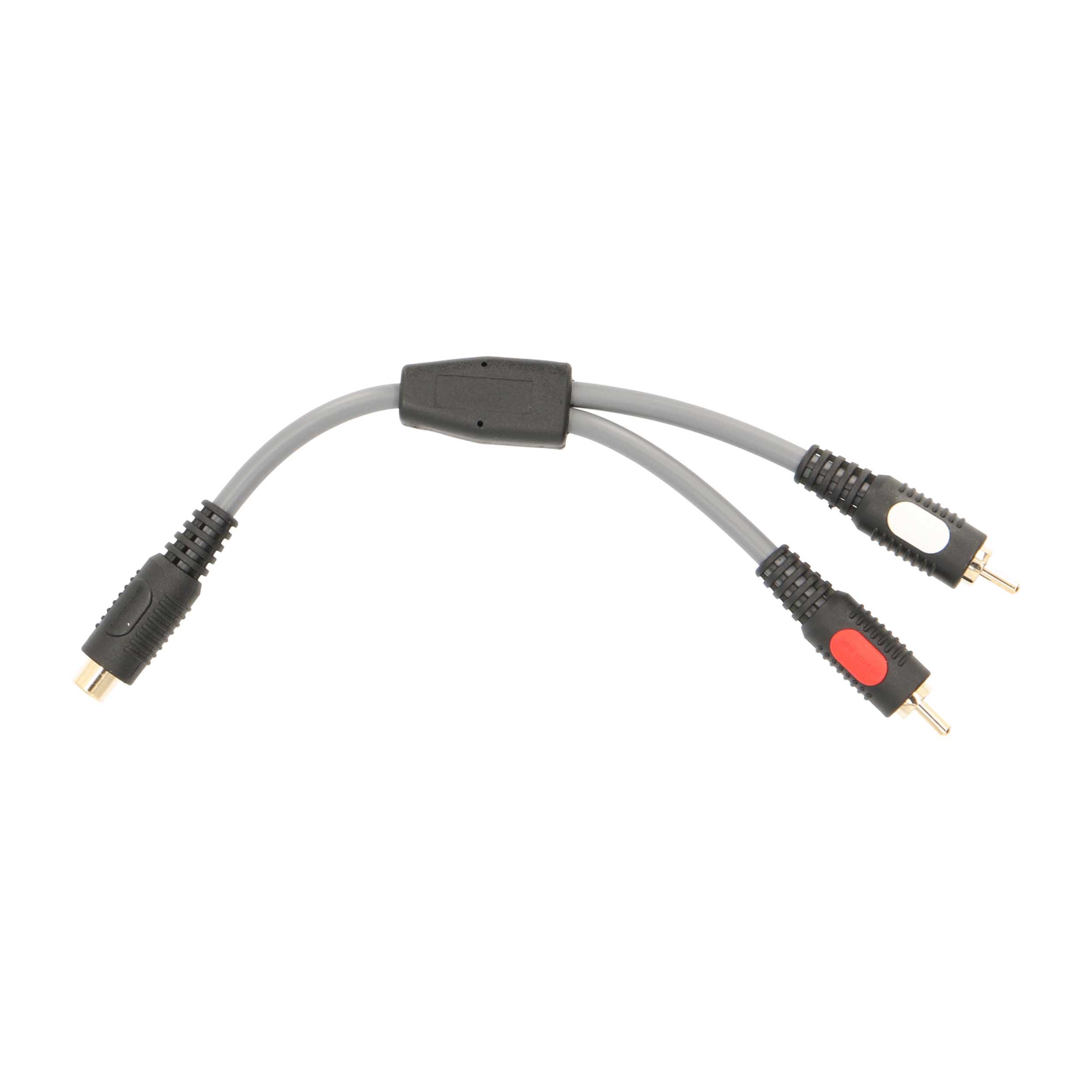 Y CABLE / 2 MALE TO 1 FEMALE