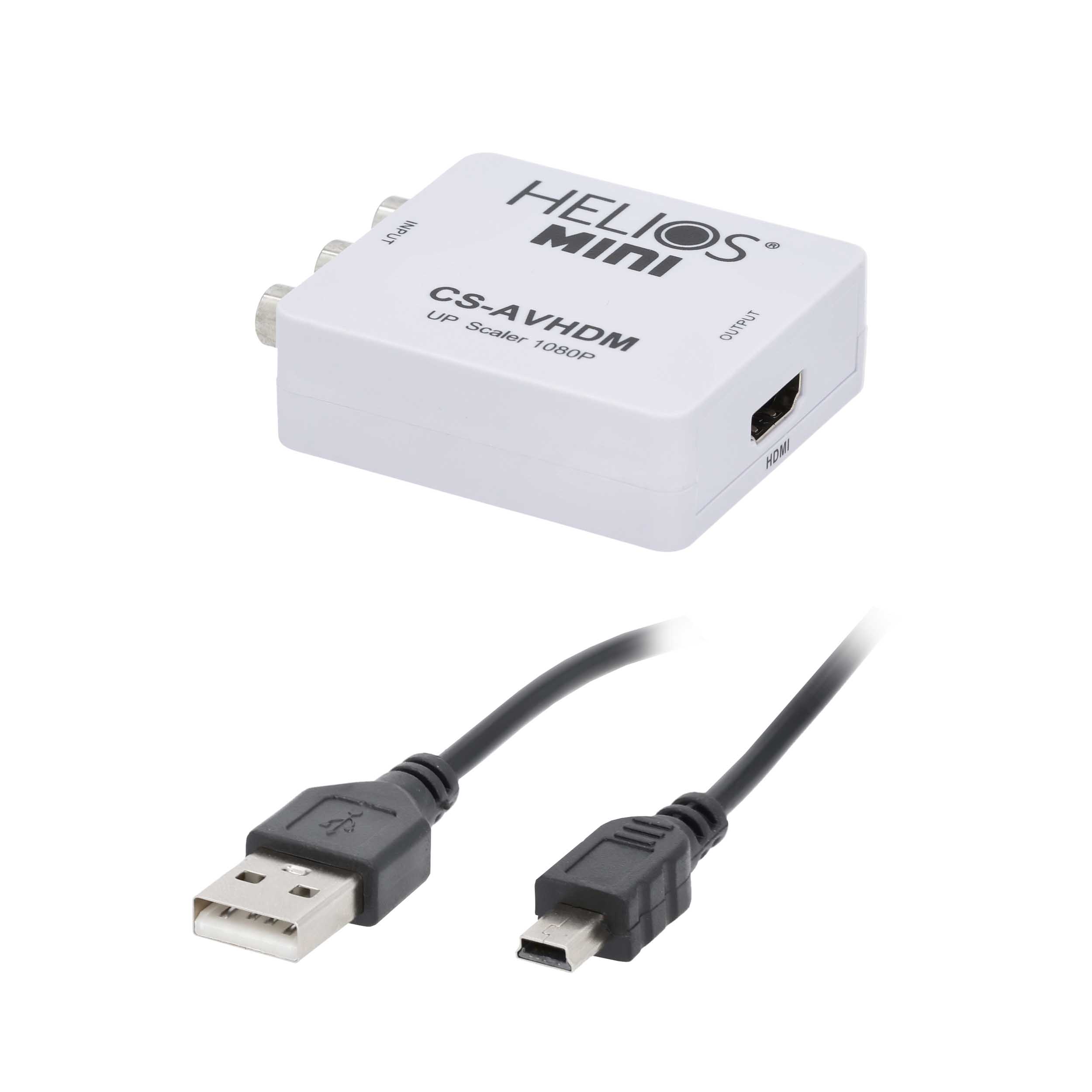 COMPOSITE VIDEO & L/R AUDIO TO HDMI CONVERTER