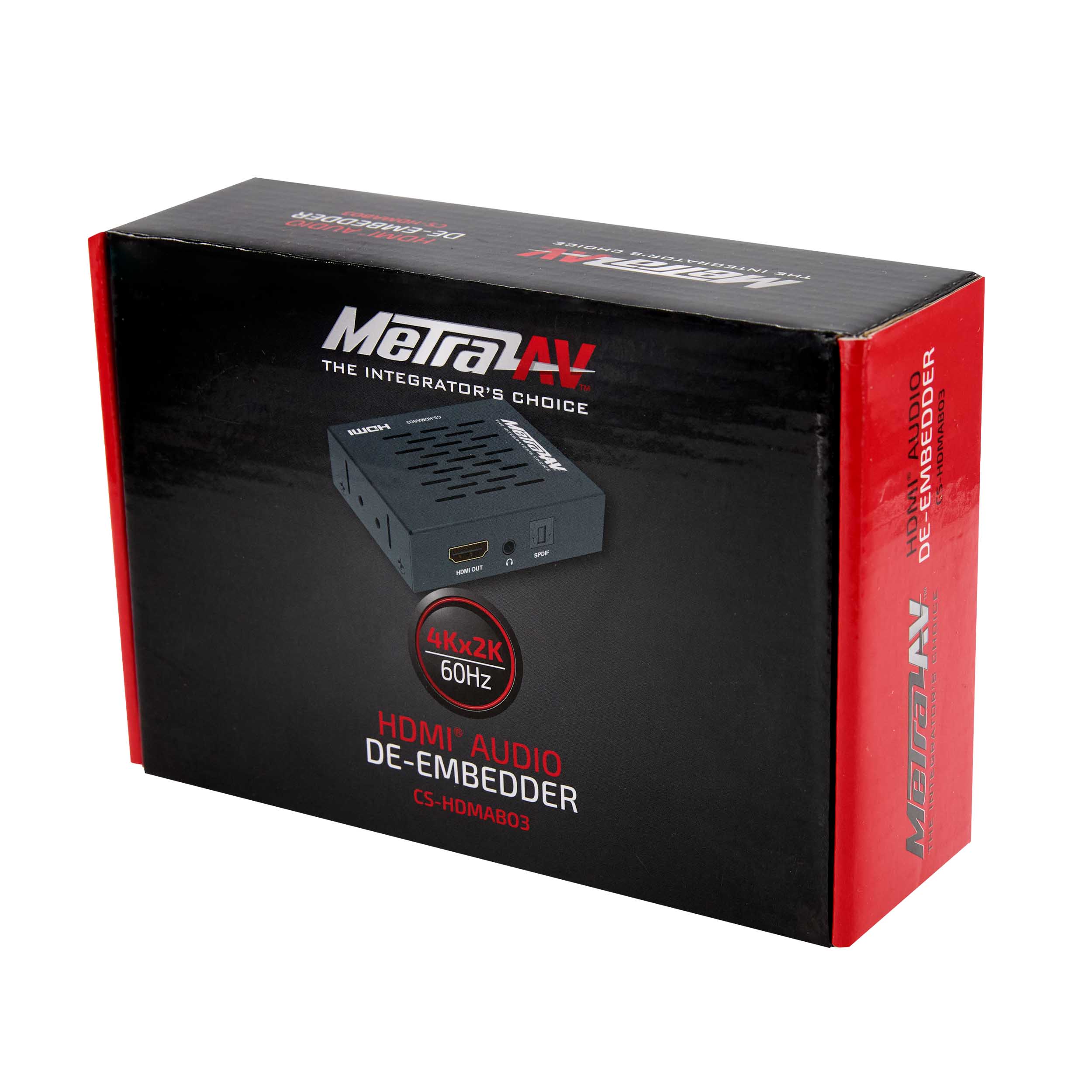 HDMI 2.0 AUDIO DE-EMBEDDER, OPTICAL, COAX, ANALOG (NO DOWNMIXING)