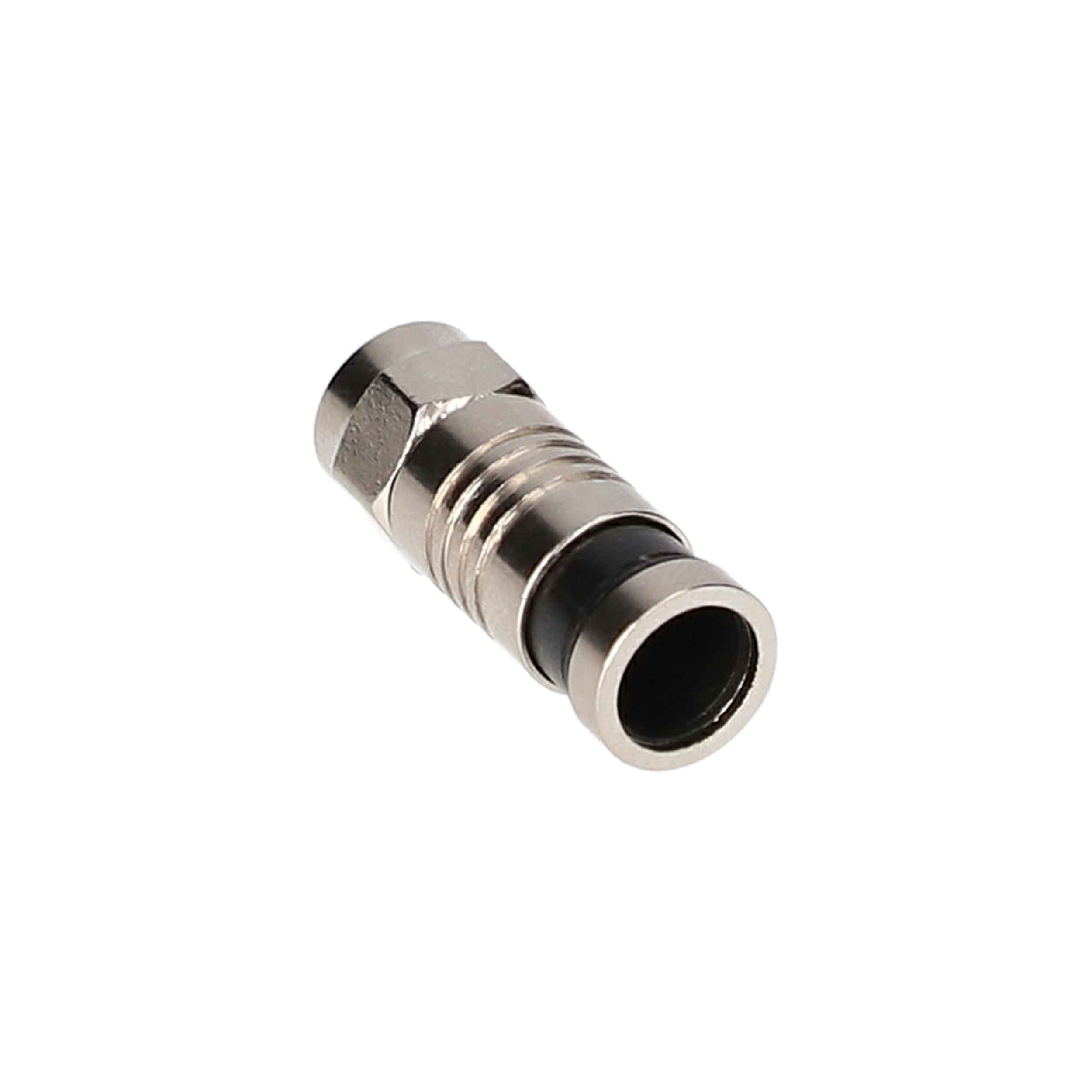 RG6Q F COMPRESSION CONNECTOR ZINC 100 PK