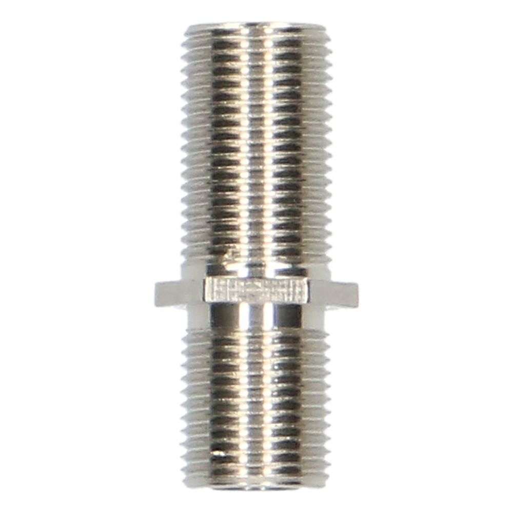 F81 F-TYPE FEMALE TO FEMALE COAXIAL BARREL COUPLERS (10 PACK)