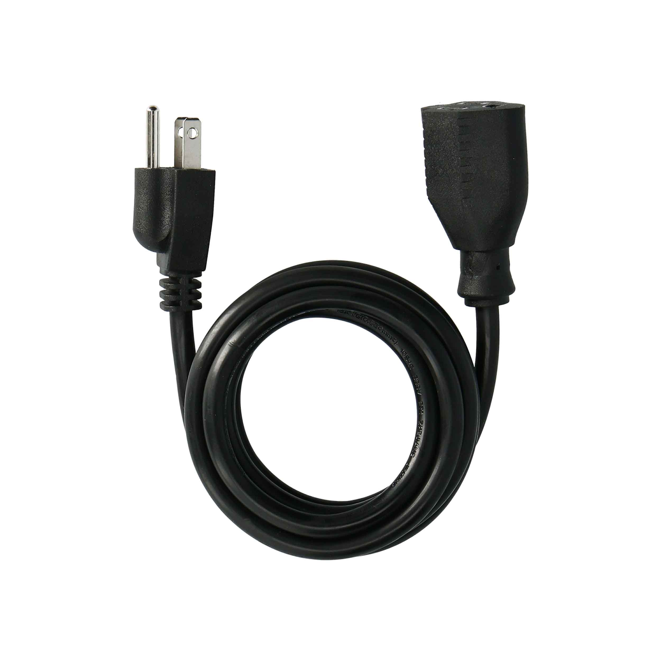 AC EXTENSION CABLE, 18 AWG (6FT)