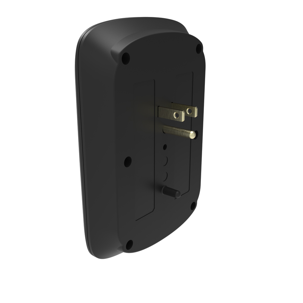 3-OUTLET 900J SURGE PROTECTOR WALL TAP WITH 2 USB 3.1A (BLACK)