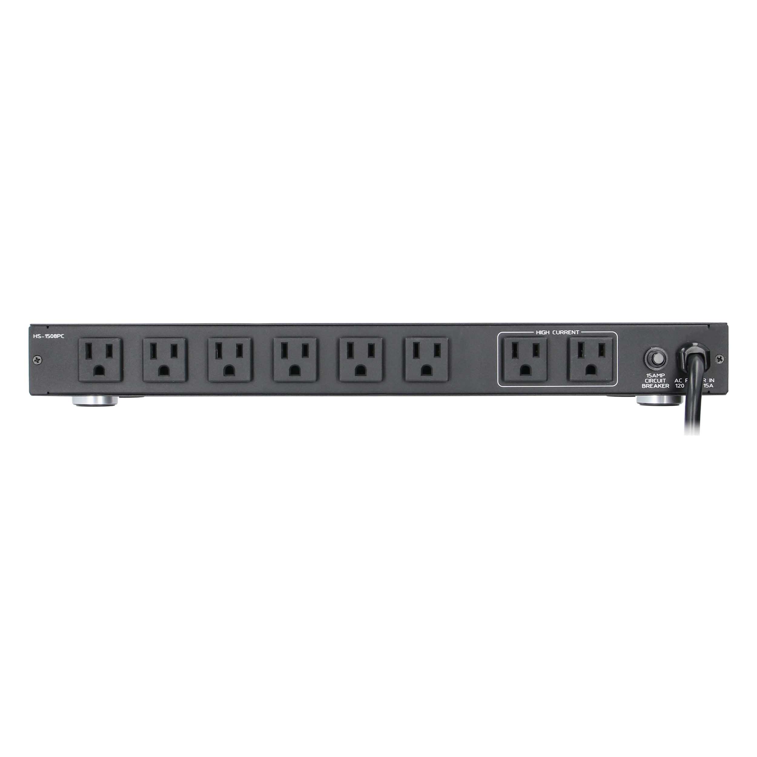 8 OUTLET RACK MOUNTABLE PWR CONDITIONER W/ONS3 NON-SACRIFICIAL SURGE PROTECTION