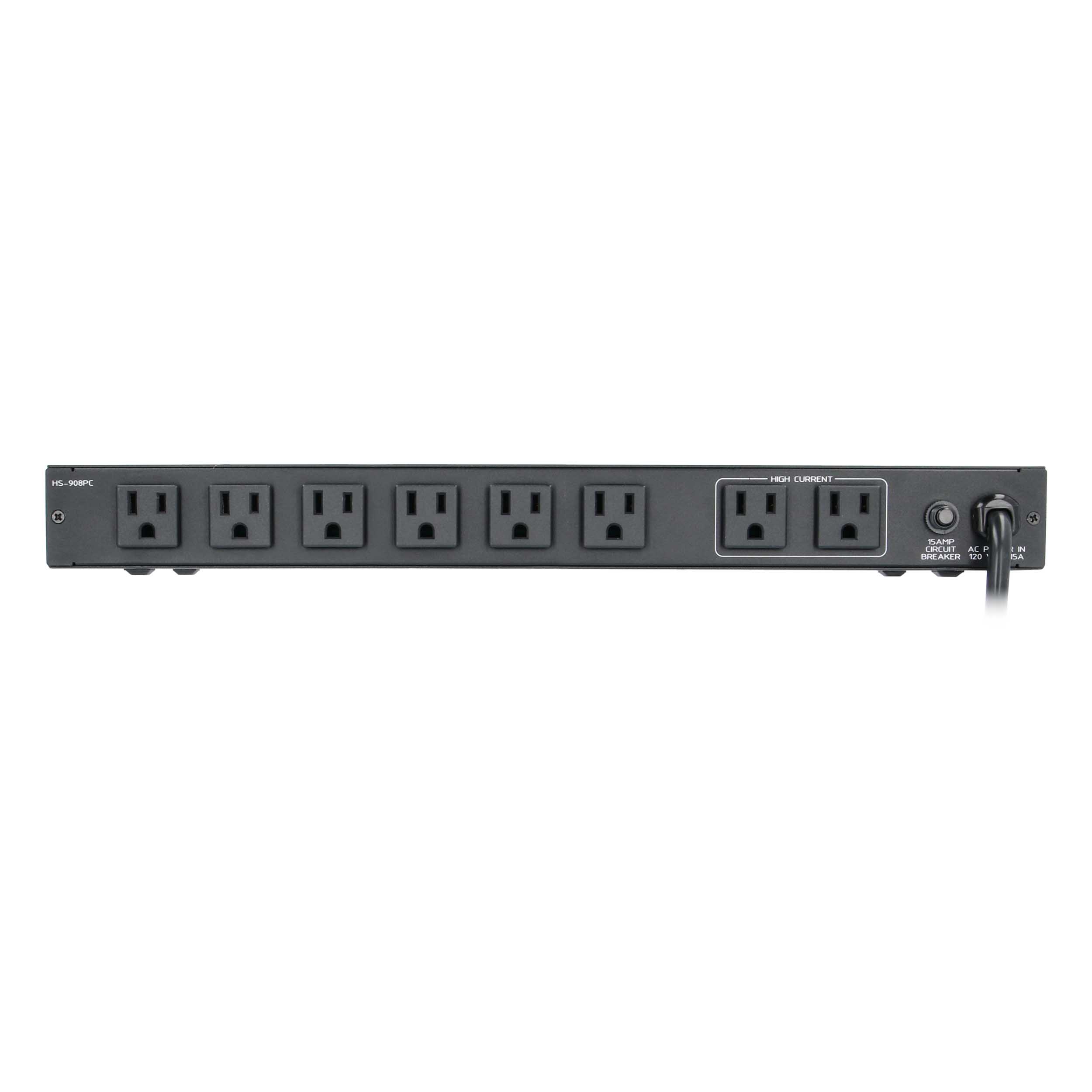 8 OUTLET RACK MOUNTABLE POWER CONDITIONER W/3240J SURGE PROTECTION