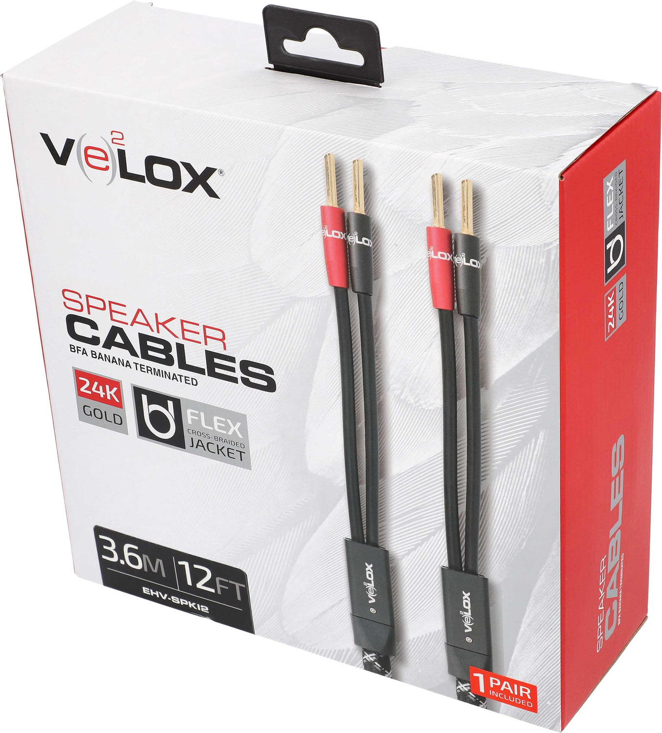 VELOX PREMIUM SPEAKER CABLES12FT