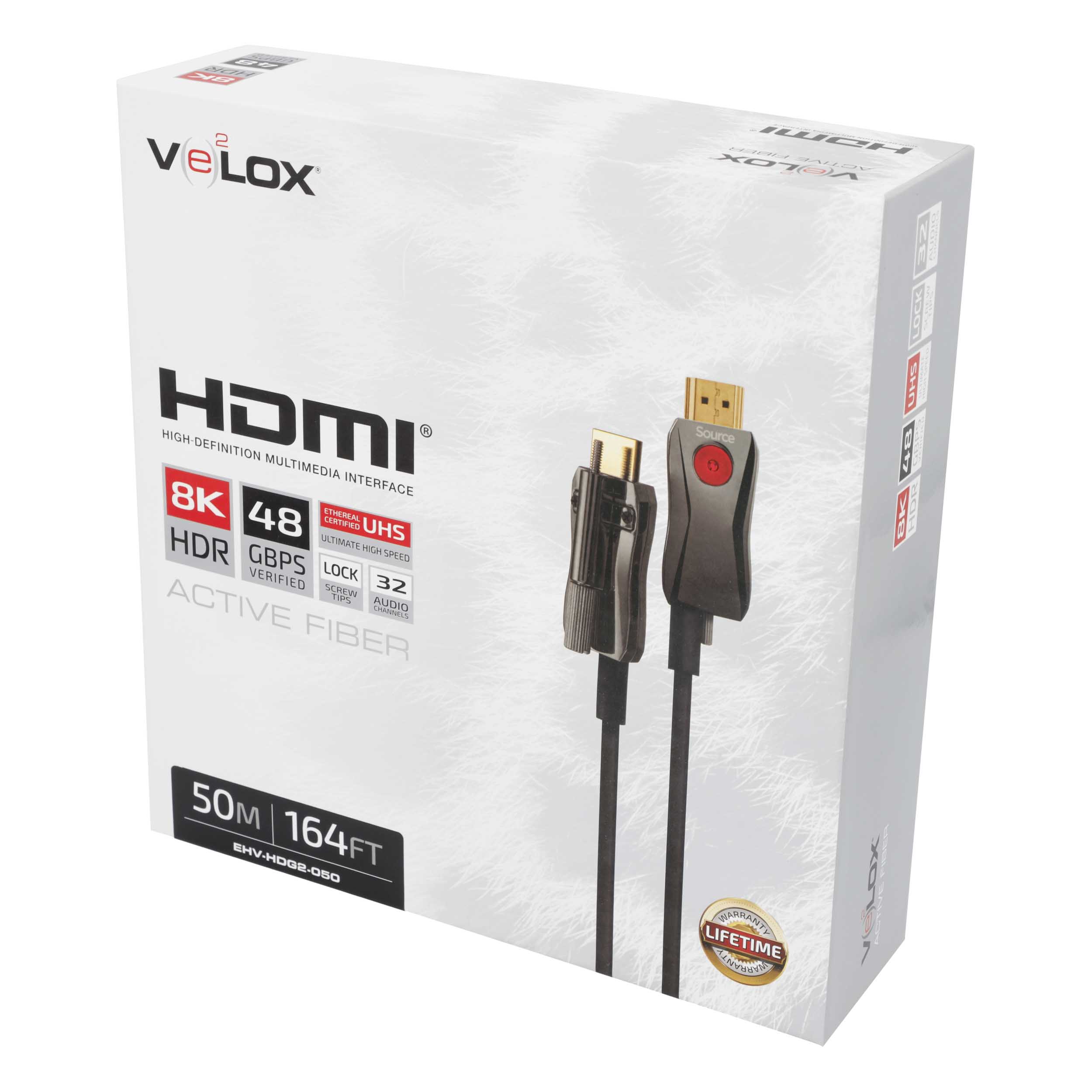 50M AOC HDMI CABLE 48GBPS