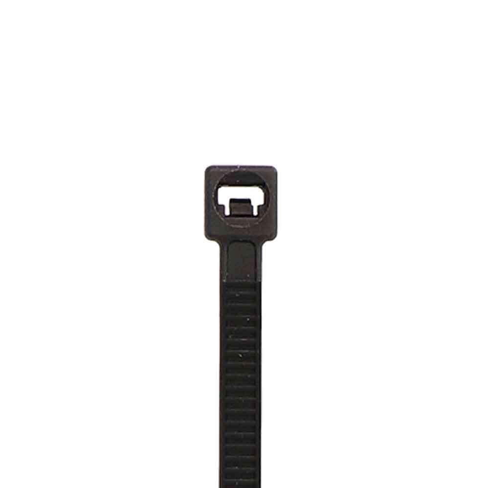 6-INCH CABLE ZIP TIES, BLACK (100 PACK)