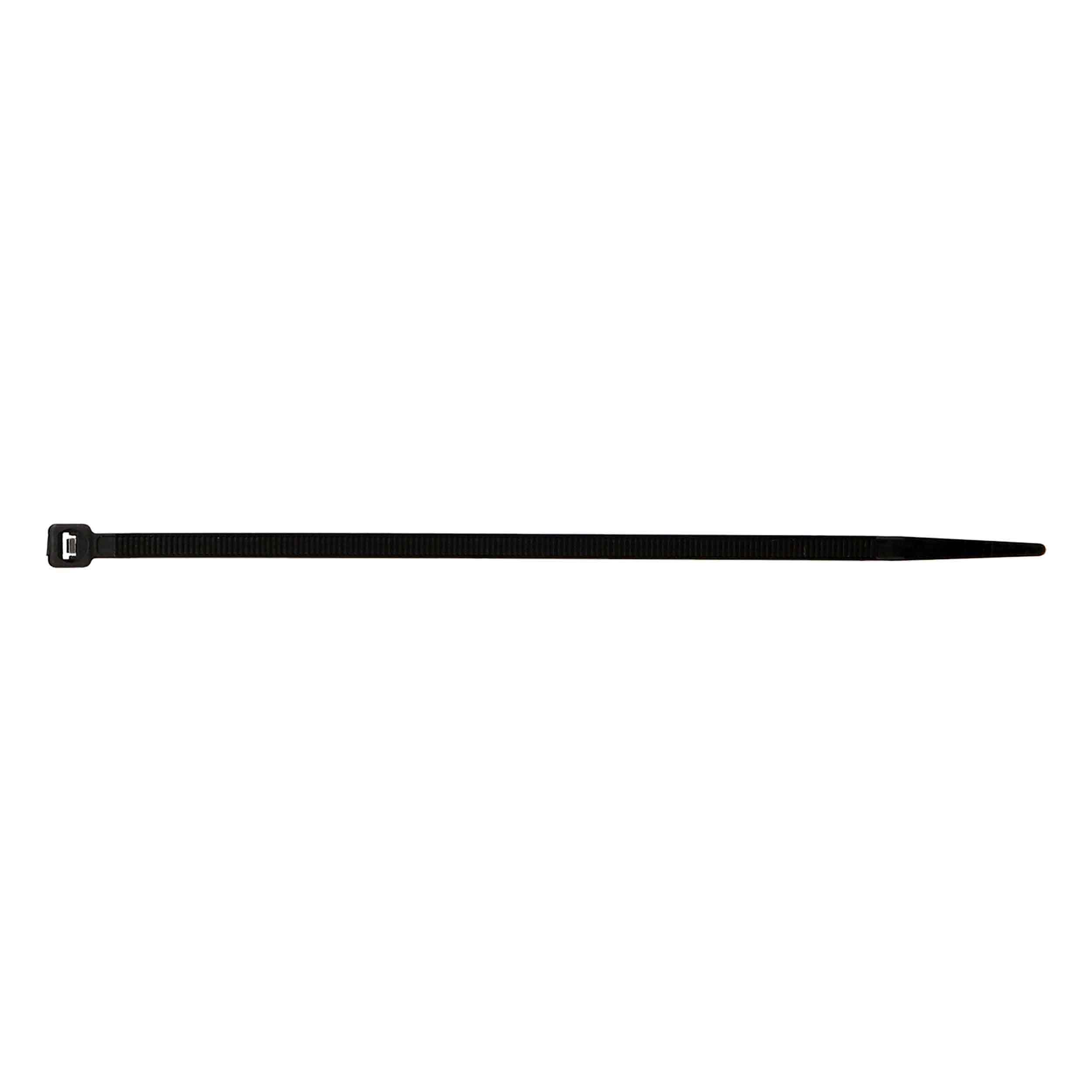 7-INCH CABLE ZIP TIES, BLACK (100 PACK)