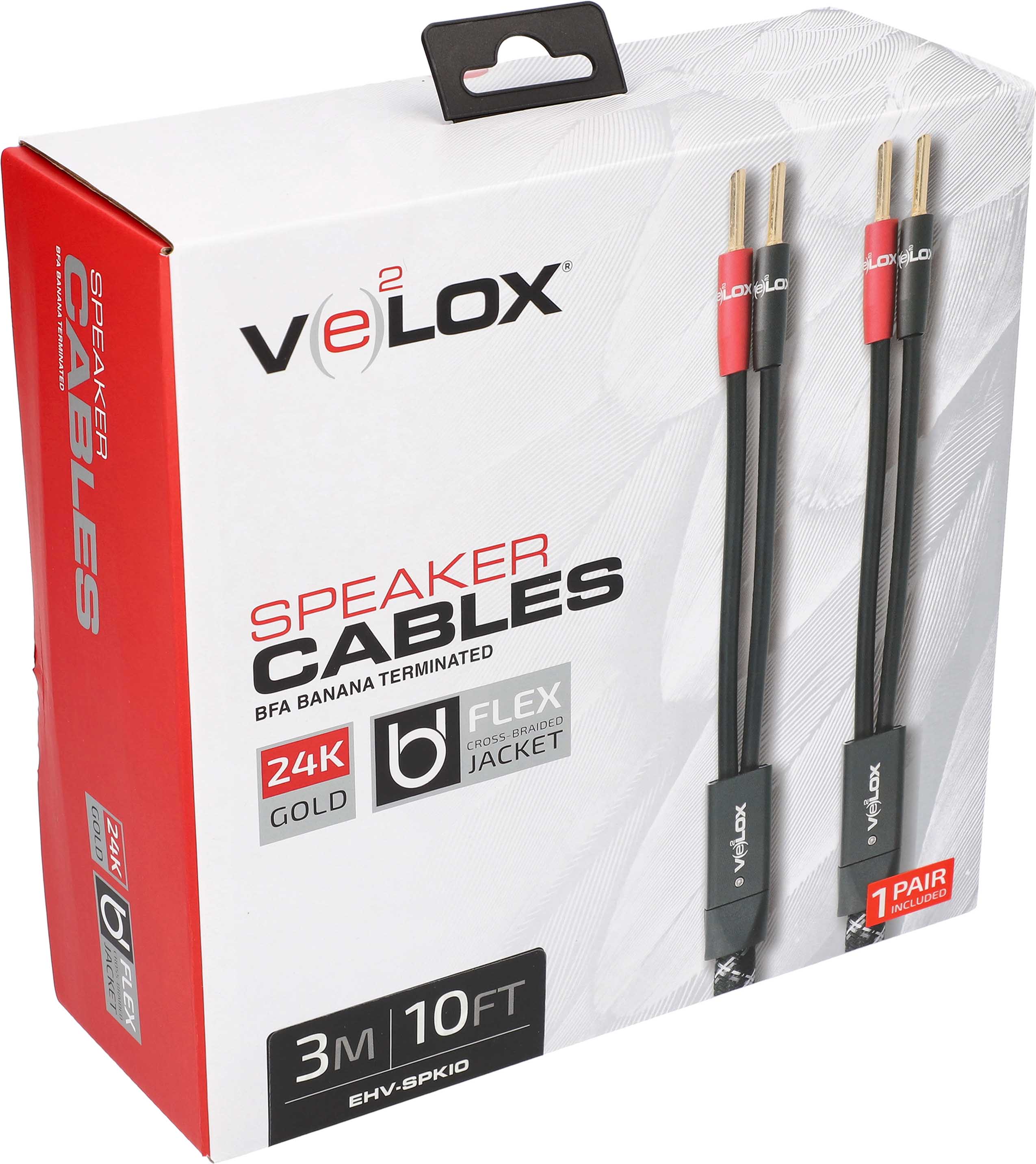 VELOX PREMIUM SPEAKER CABLES 10FT