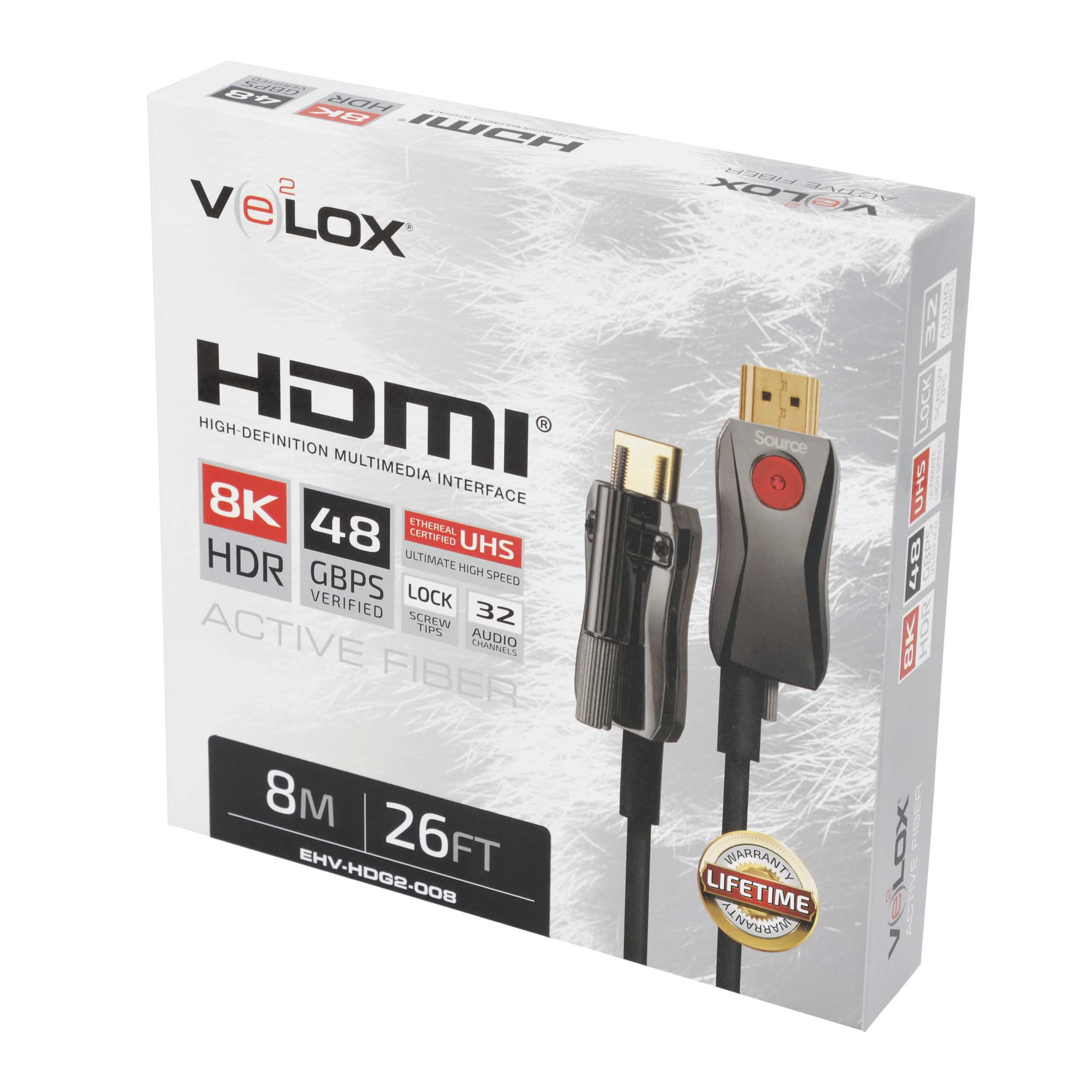 8M AOC HDMI CABLE 48GBPS