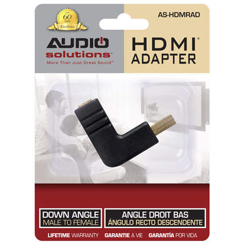 HDMI(R) 90 DEGREE ADAPTER RIGHT ANGLE DOWN