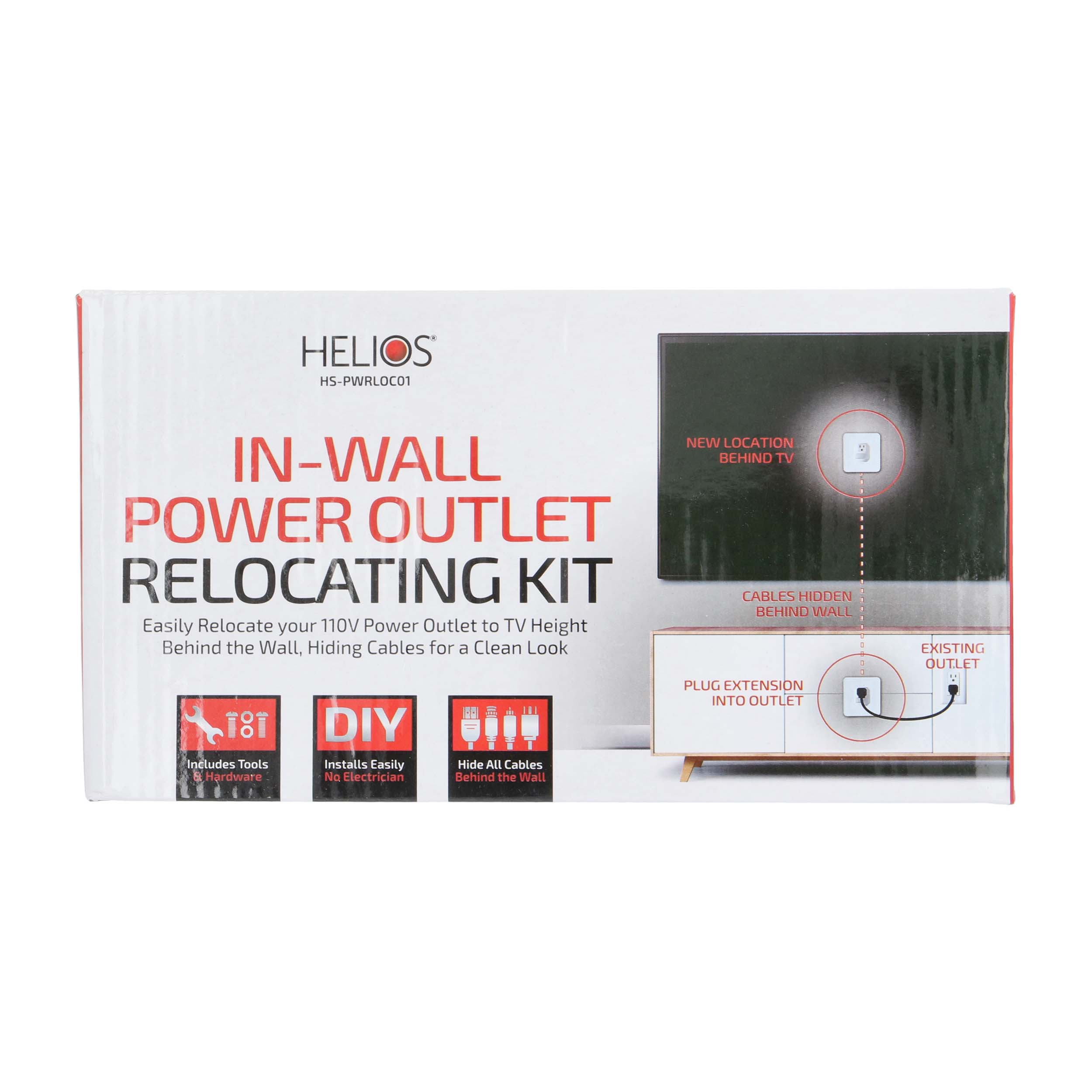 SINGLE OUTLET POWER RELOCATION KIT