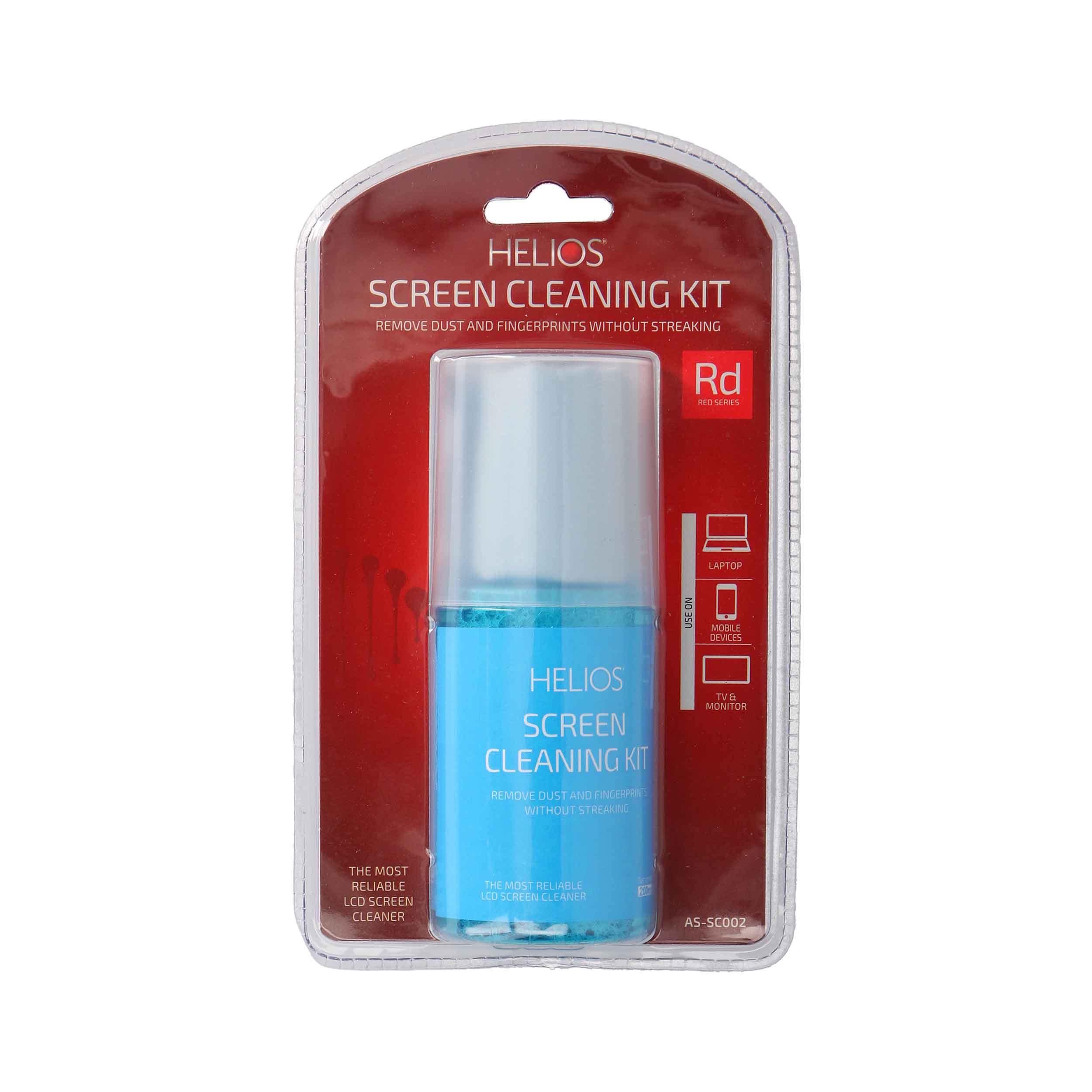 SCREEN CLEANER KIT, 200ML SPRAY BOTTLE & MICROFIBER CLEANING CLOTH