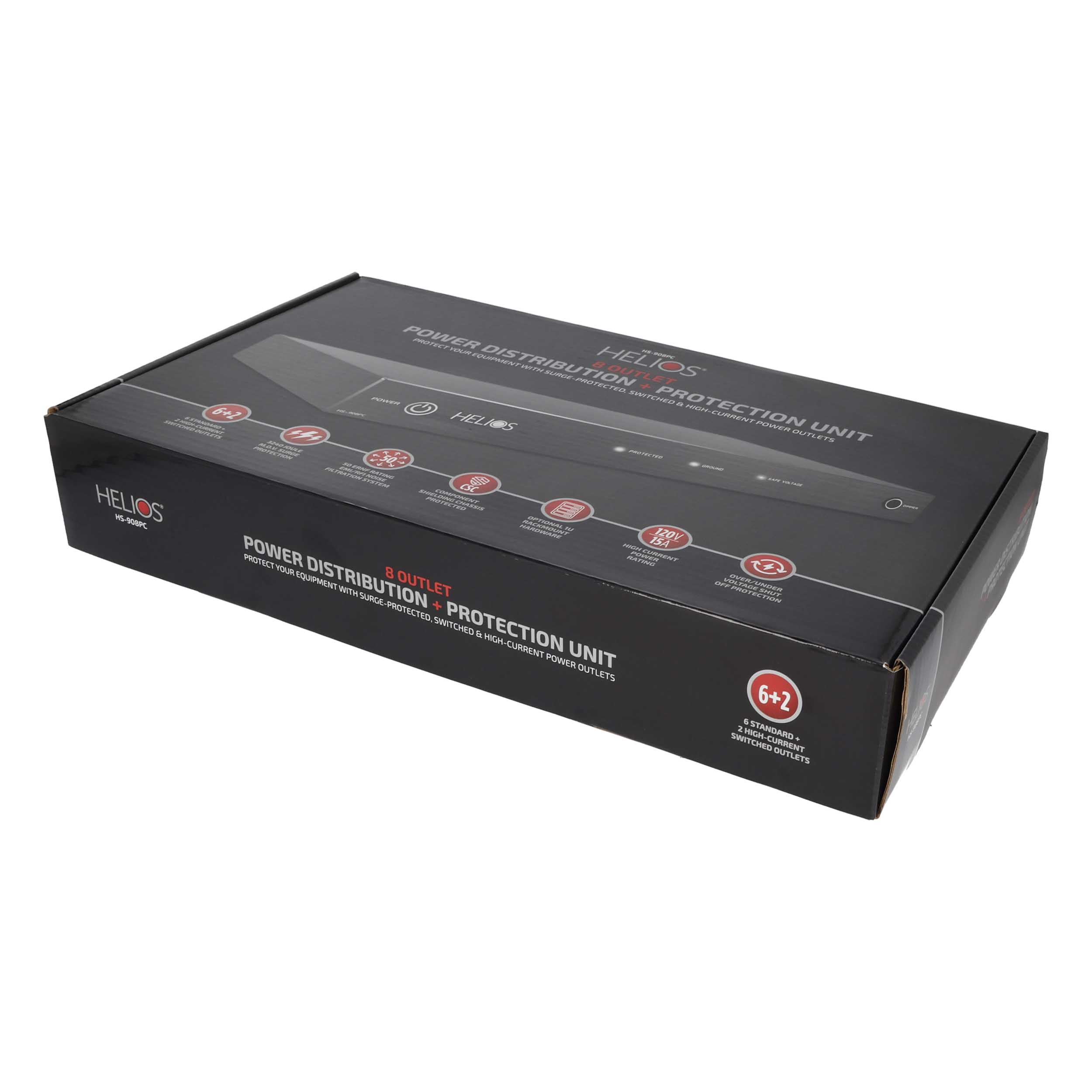 8 OUTLET RACK MOUNTABLE POWER CONDITIONER W/3240J SURGE PROTECTION