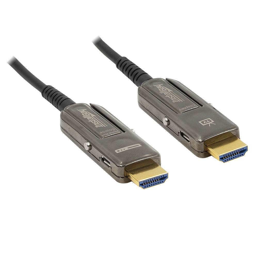 Install Bay Detachable Fiber High Speed HDMI(R) Cable With Ethernet, 4K, 24 Gbps