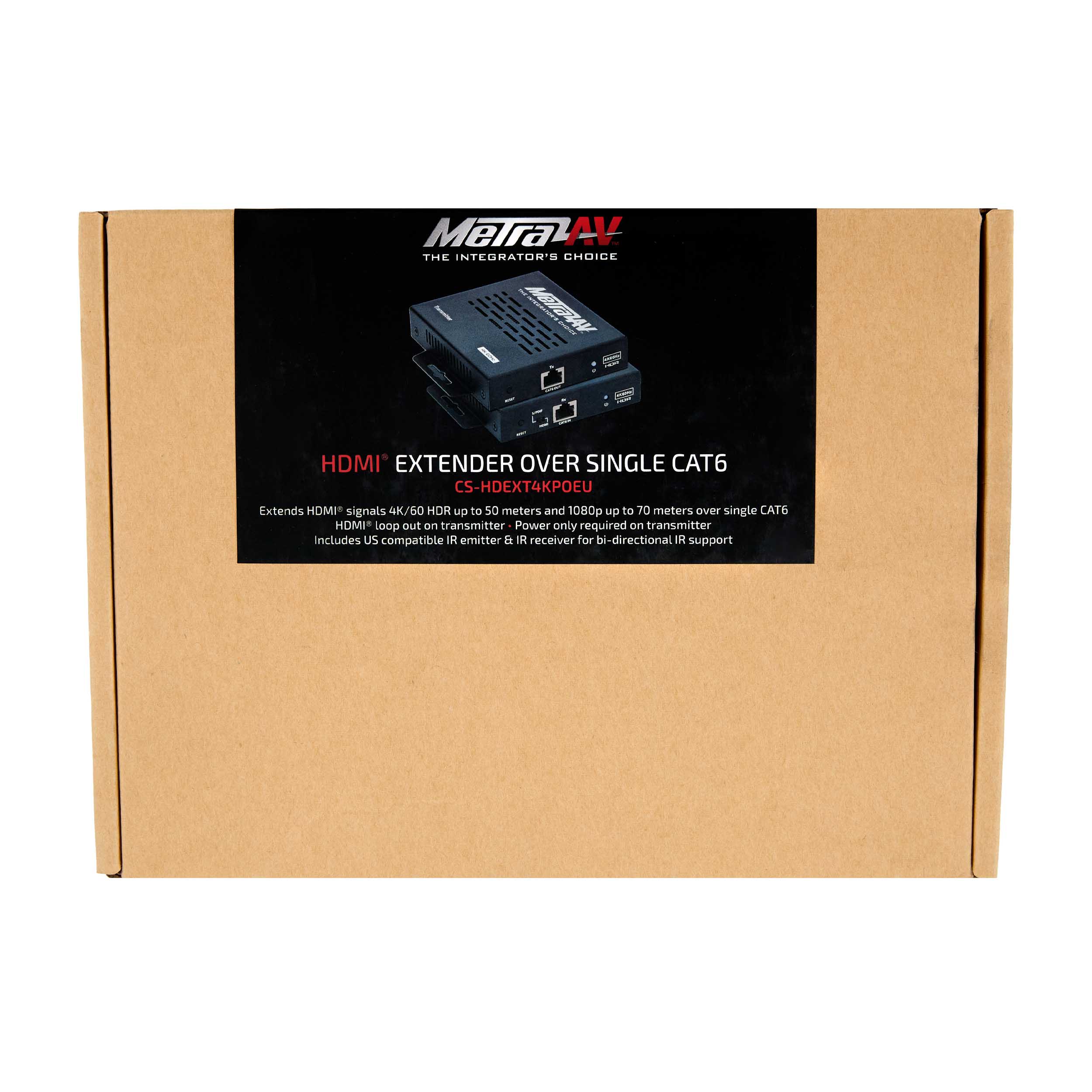 HDMI 4K CAT6 POE US IR EXTENDER 50M