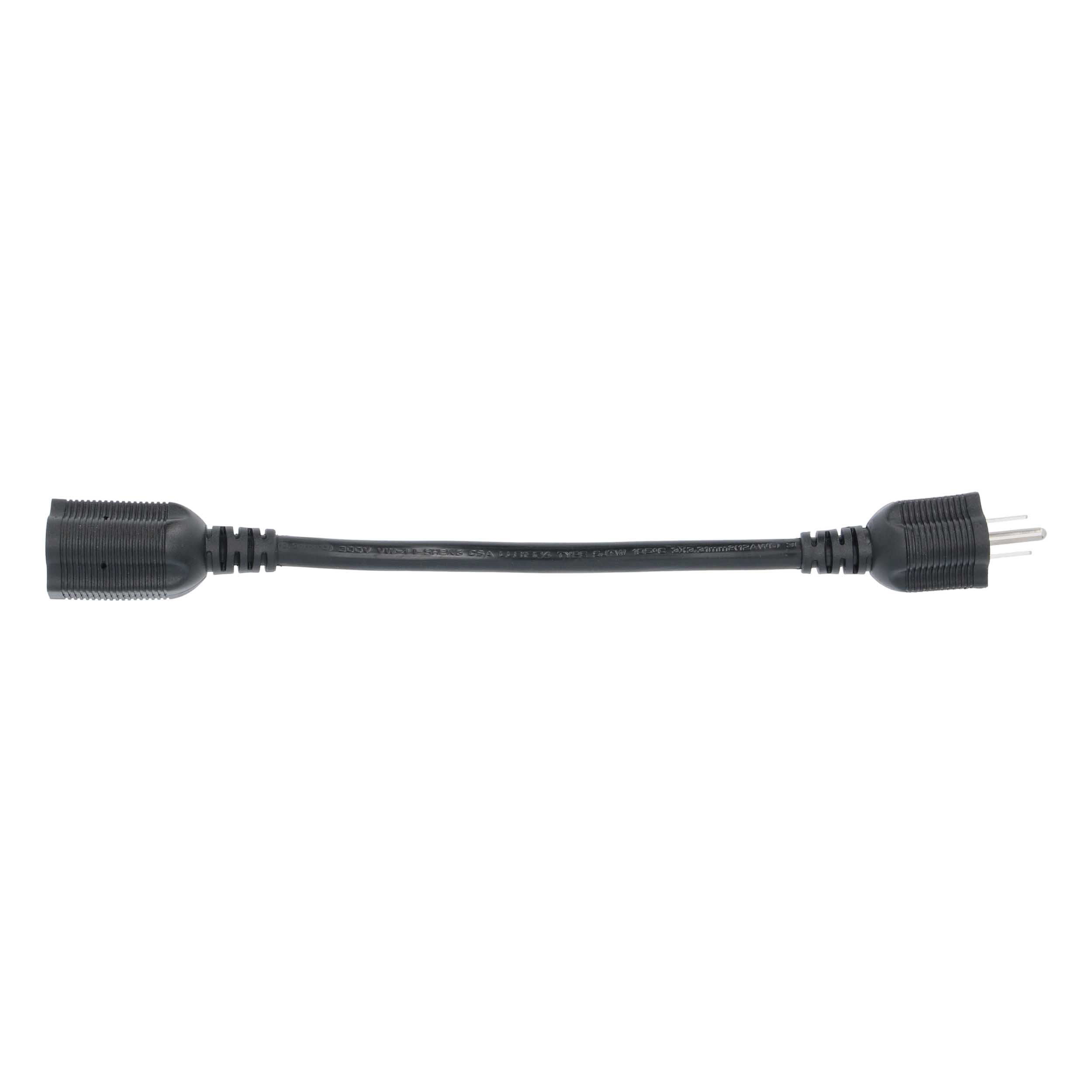 NEMA 5-20R TO NEMA 5-15P ADAPTER POWER CABLE, 20AMP TO 15AMP PLUG