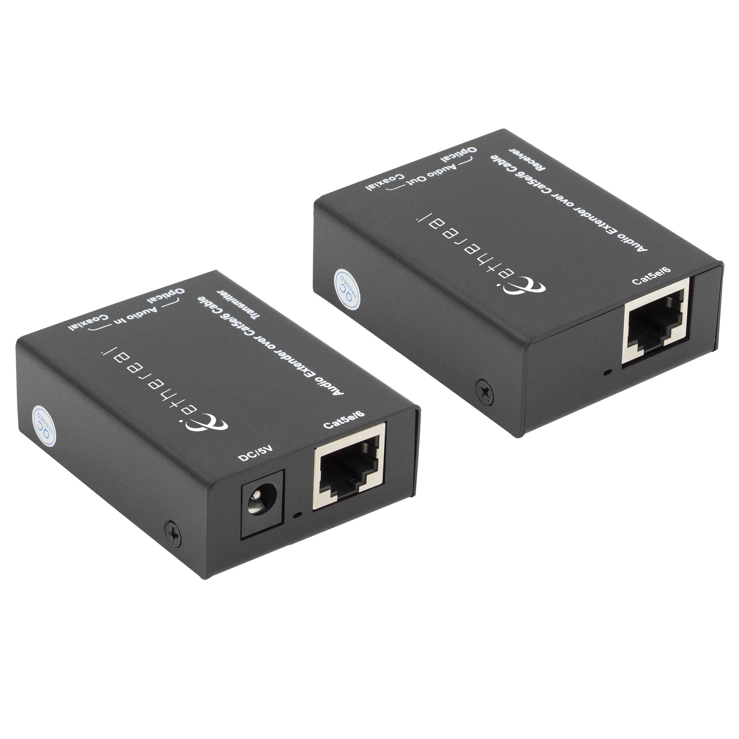 DIGITAL AUDIO EXTENDER, OPTICAL, COAX, CAT5/6, 300M