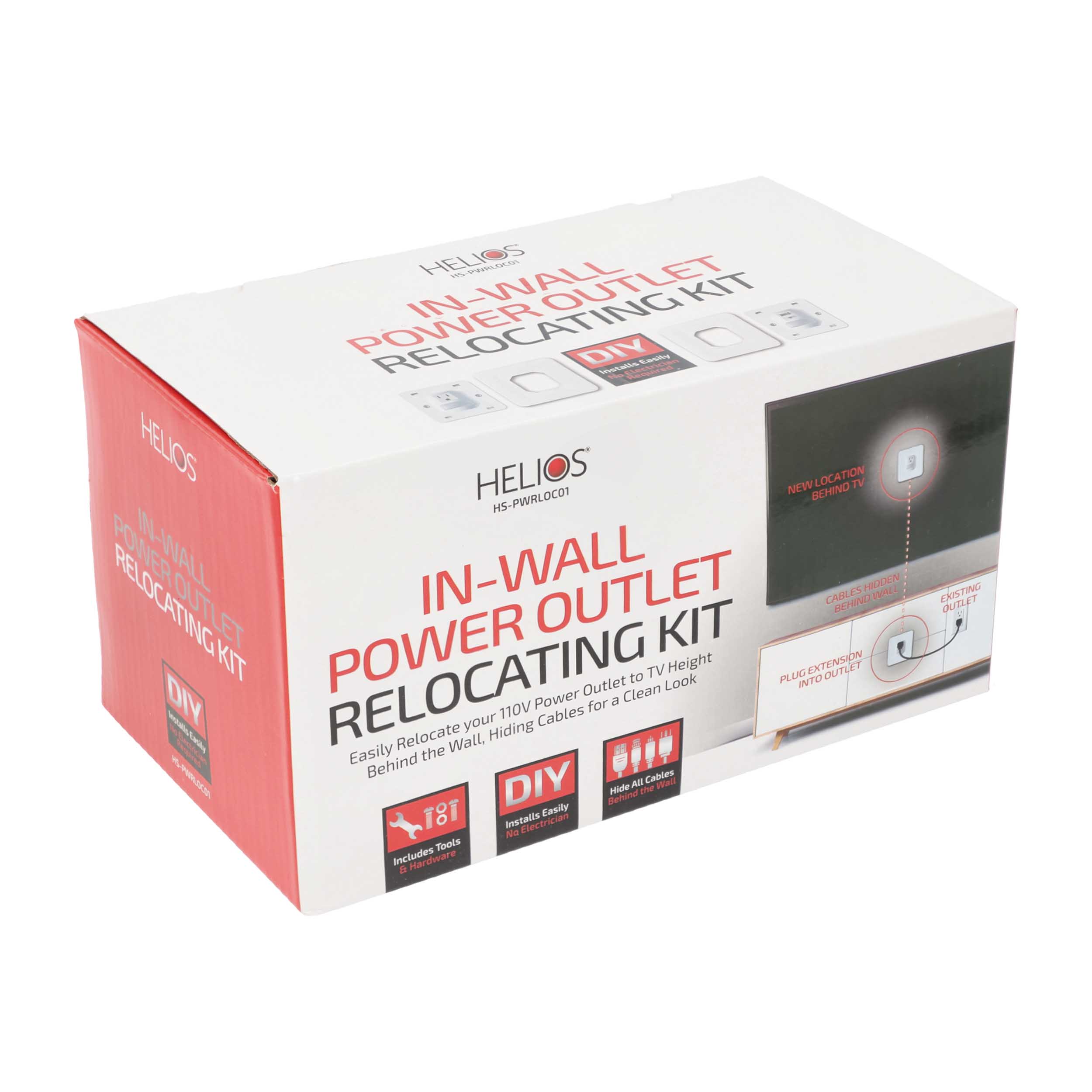 SINGLE OUTLET POWER RELOCATION KIT