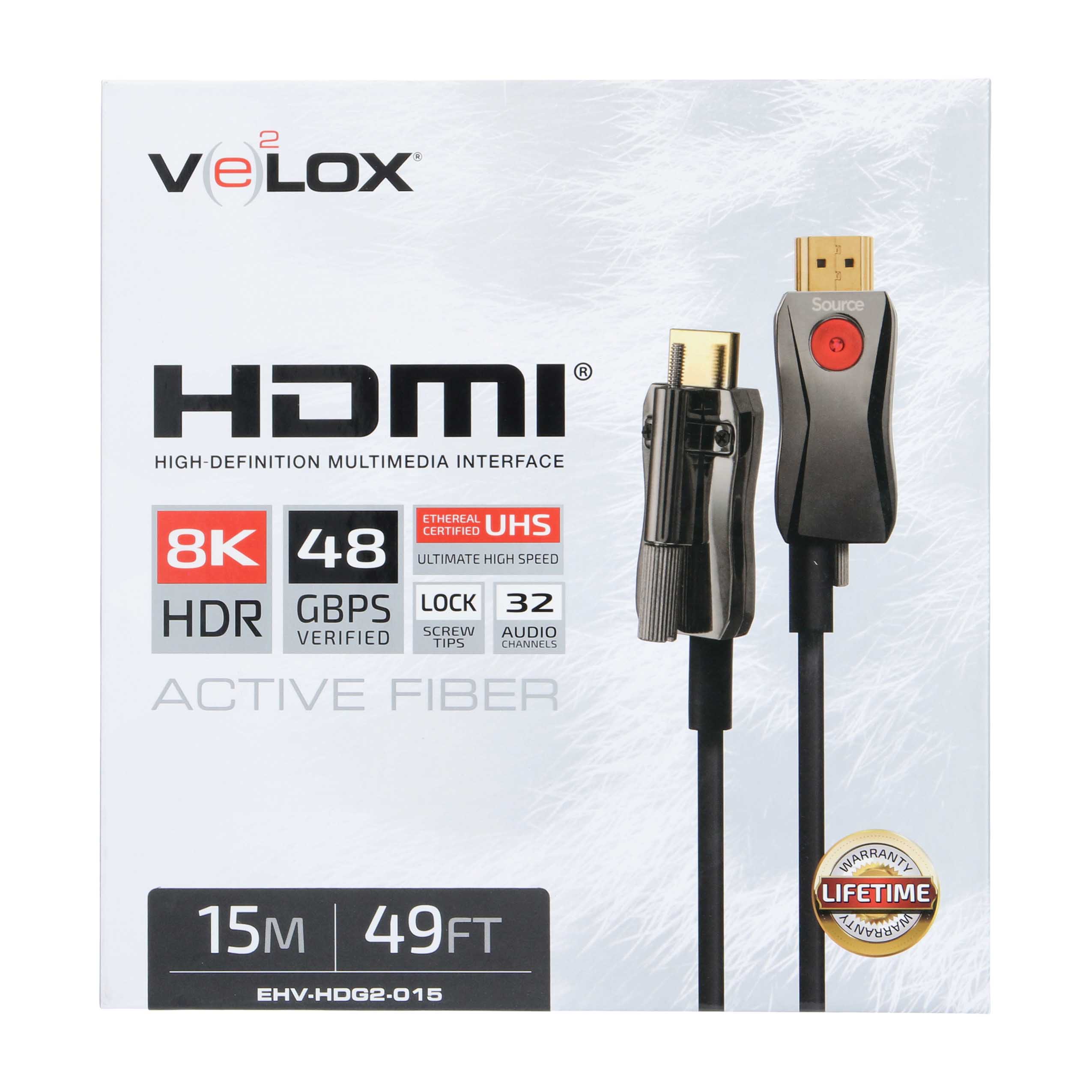 15M AOC HDMI CABLE 48GBPS