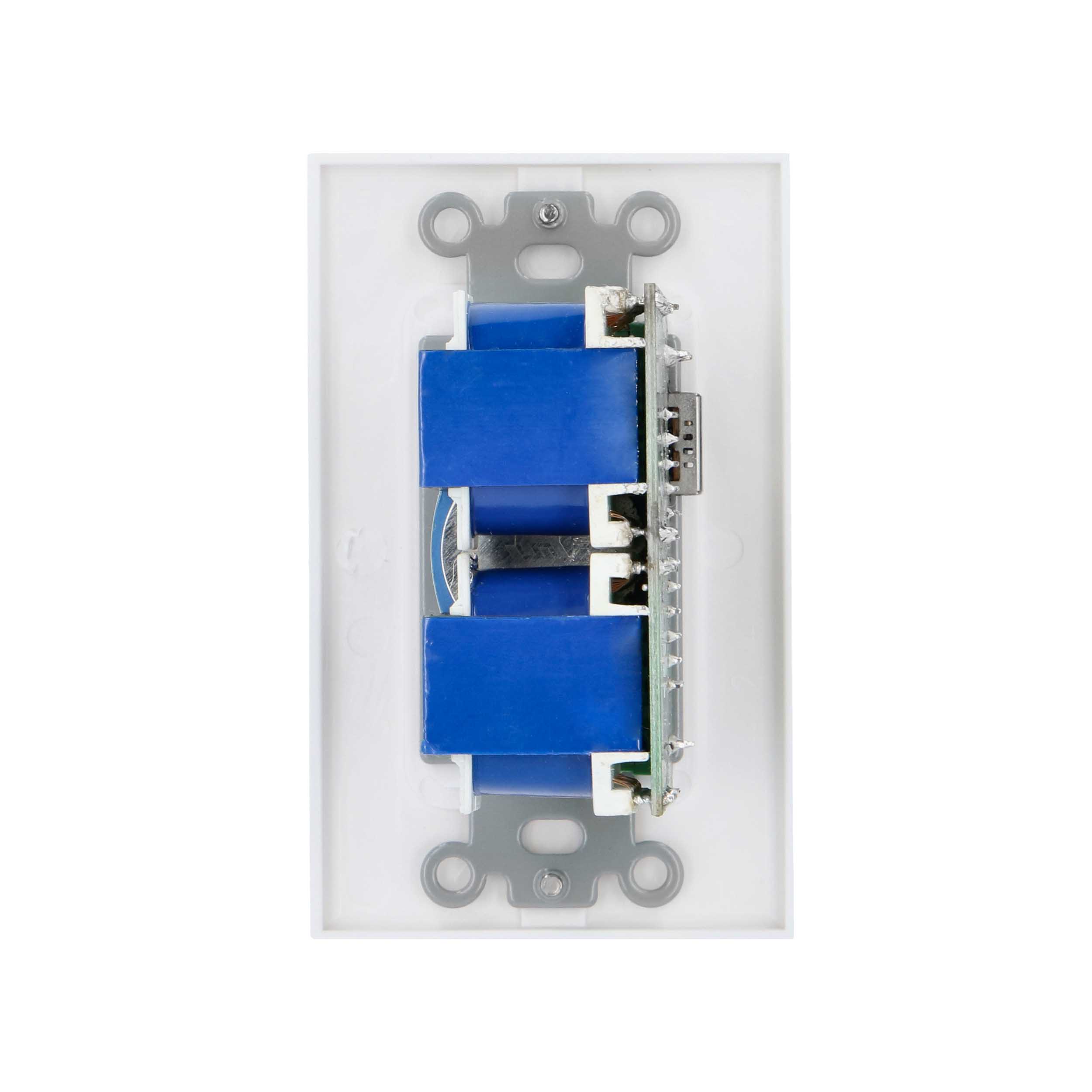 IN-WALL ROTARY VOLUME CONTROL WITH IMPEDANCE ADJUSTMENTS, 126 WATTS